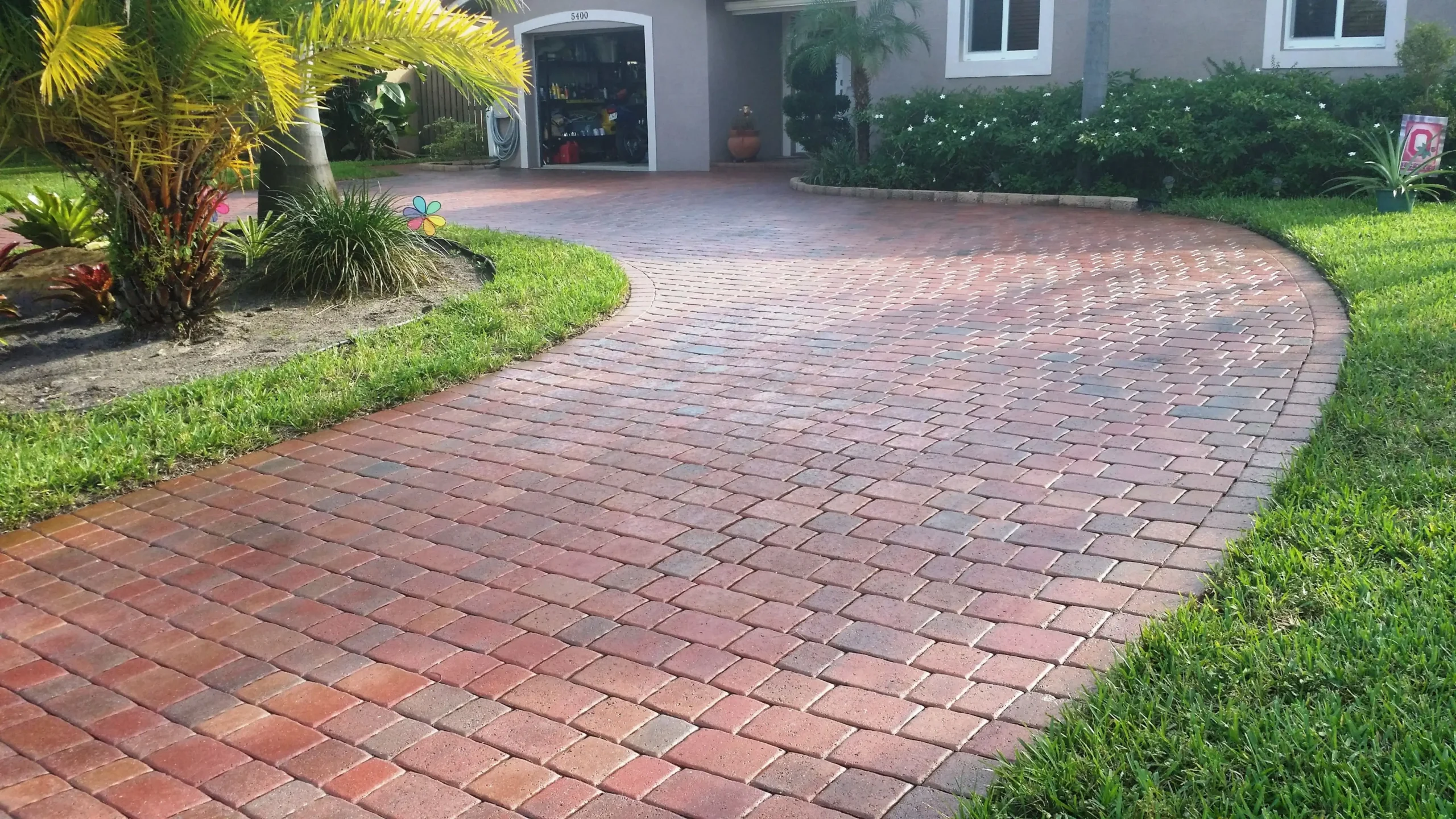 Restore faded pavers
